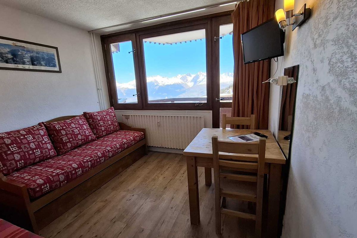 Studio fonctionnel · Accès direct aux pistes · Casier à skis · Vue Mont Blanc - Résidence le france