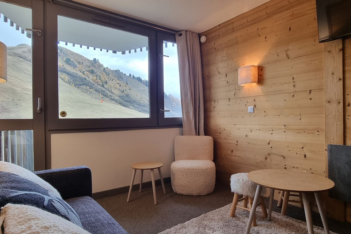 Studio agréable · Pied des pistes · Vue Pistes - Le paquebot des neiges