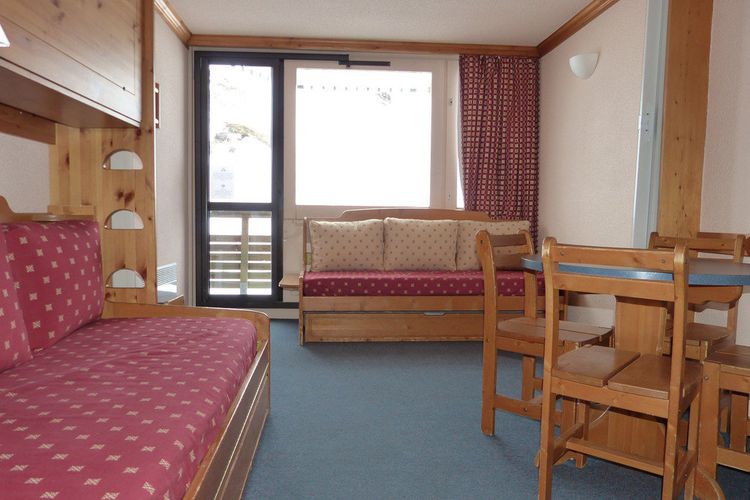 Studio divisible · Au pied des pistes · Balcon vue sur pistes - Le paquebot des neiges