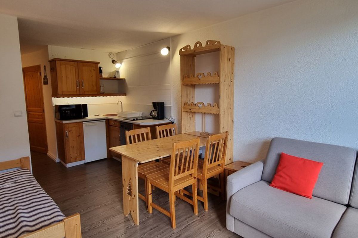 Charmant studio PMR · Au pied des pistes · Balcon avec magnifique vue - Le paquebot des neiges