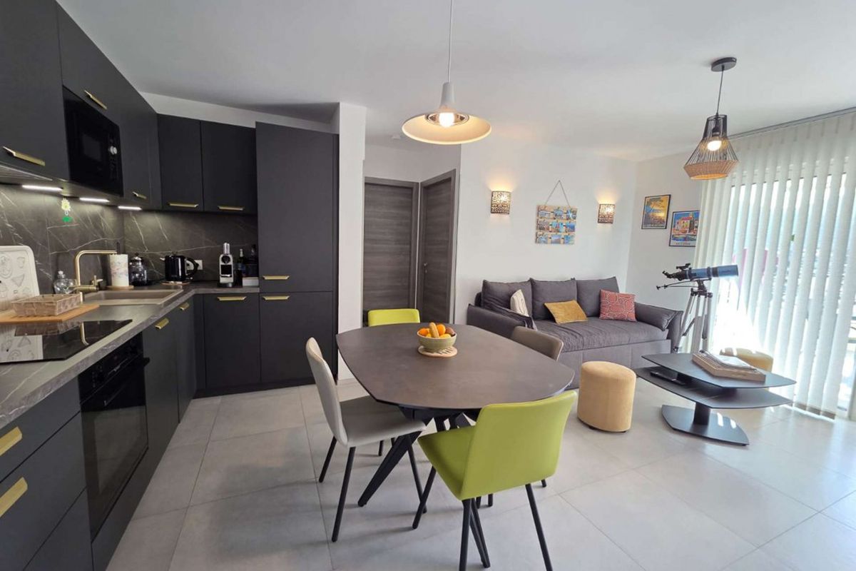 Appartement 3 pièces 4 couchages LUMIO - A marina