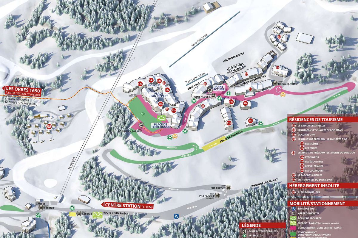 2302 TERRASSES DU SOLEIL D'OR, LES ORRES 1800 - Les terrasses du soleil d'or