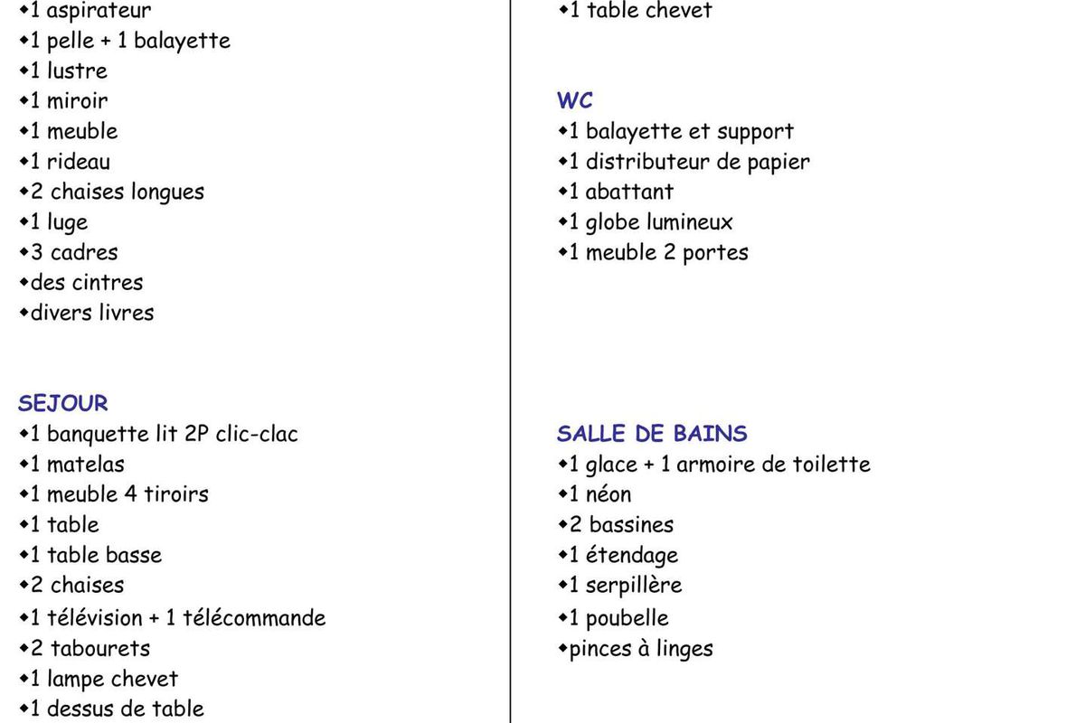 Studio 6 personnes au calme - Le meale