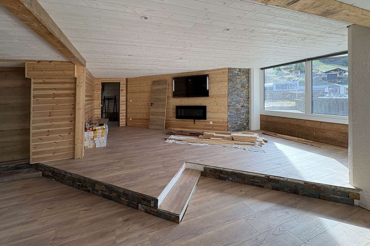 Très bel appartement de 125 m2 et Terrasse 100 m2 face aux pistes - Residence le 1650