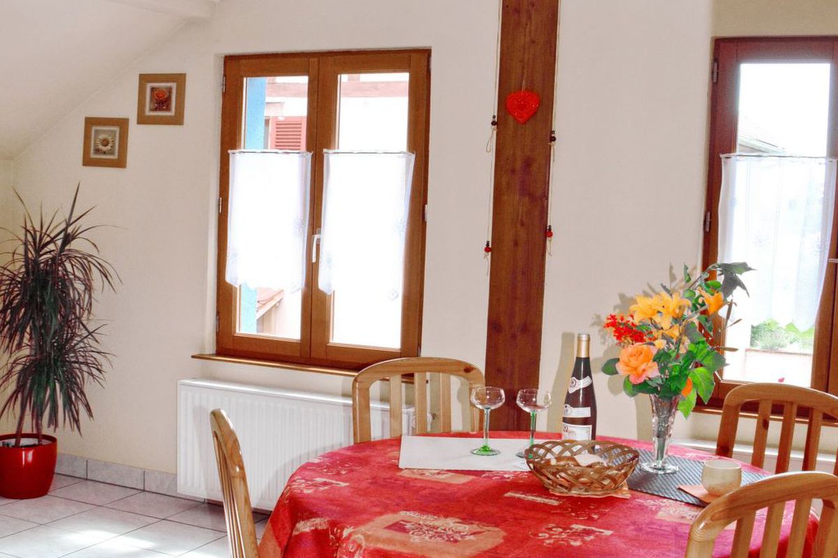 Maison La Maison Bleue im Zentrum des Elsass in Bergheim