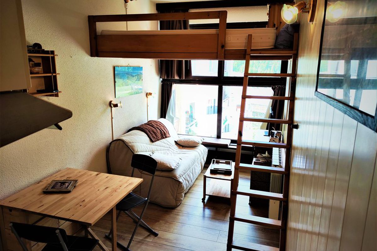 Studio mezzanine rénové au cur du Front de Neige - Vermeil i11h