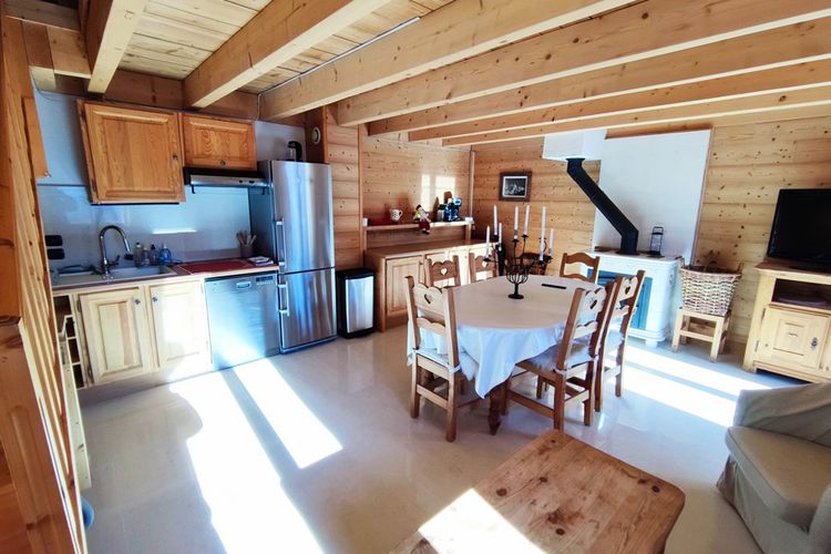 CHALET VUE EXCEPTIONNELLE SUR STATION ET PISTES - Chalet mercantour 45