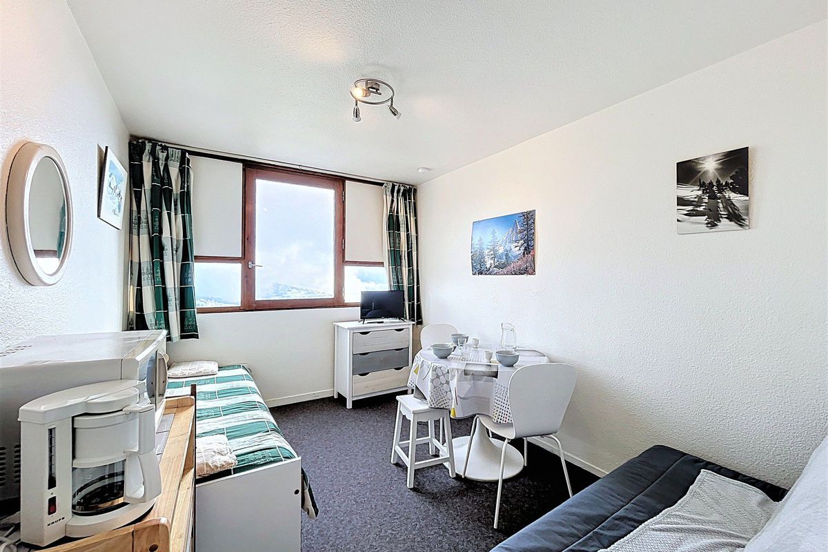 Studio fonctionnel · Skis aux pieds · Vue vallée  - Residence zodiaque