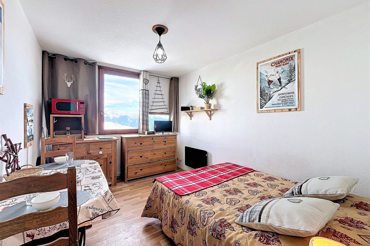 Studio · Skis aux pieds · Vue montagne  - Residence zodiaque