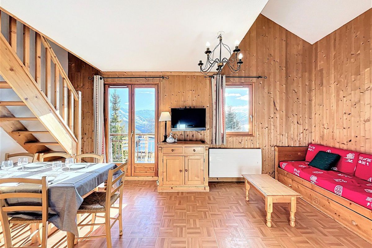 Appartement rénové duplex · Balcon · Très belle vue - Residence chalet des cimes