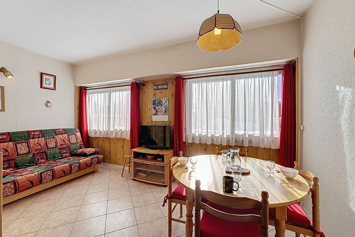 Studio 4 personnes exposé sud·proche station - Residence face au jardin d'enfant