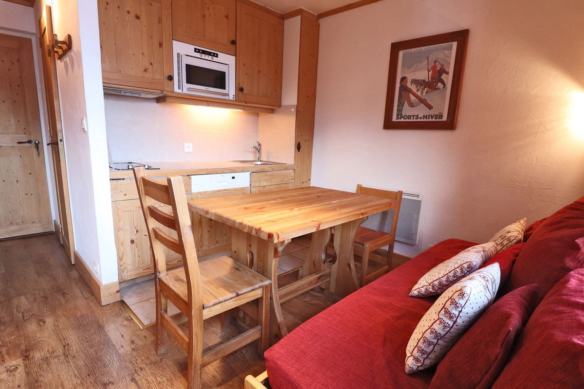 CHARMANT STUDIO SKIS AUX PIEDS ET PROCHE DU CENTRE