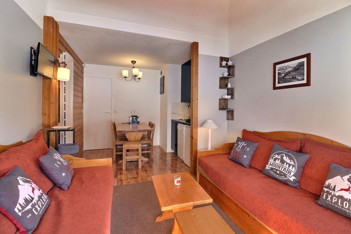 2 PIECES CABINE DUPLEX SUR LES PISTES - PROCHES DES COMMERCES - Residence pralin