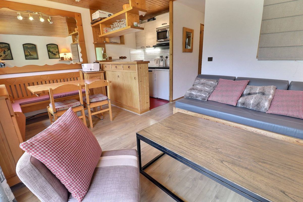 VUE D'EXCEPTION SUR MONT  VALLON, PLEIN SUD,  SKIS AUX PIEDS