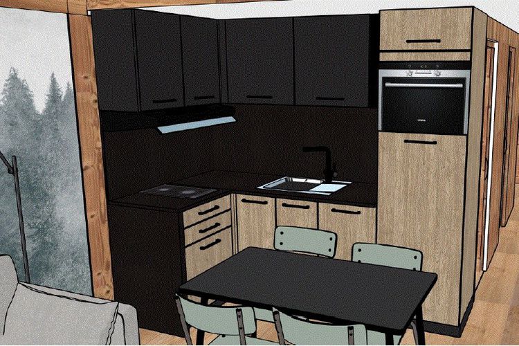 Appartement 2 pièces cabine 4 personnes MERIBEL - Edelweiss