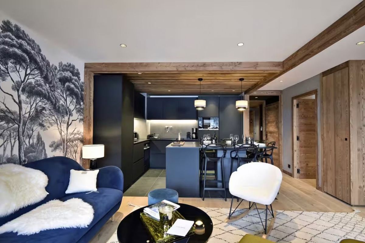 appartement élégant avec vue d'exception - terasse avec bain Nordique