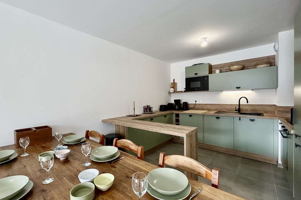 Appartement 3 pièces cabine  7 personnes Briançon - Cimes b