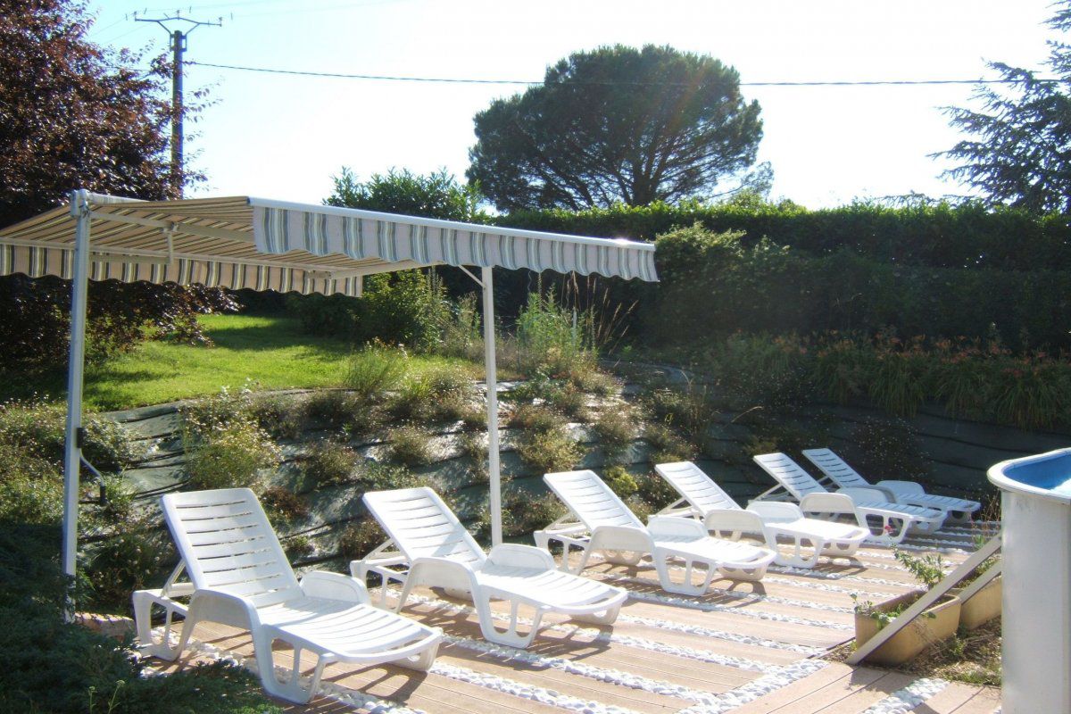 Chambre d'ami Doppelzimmer - Gartenblick
