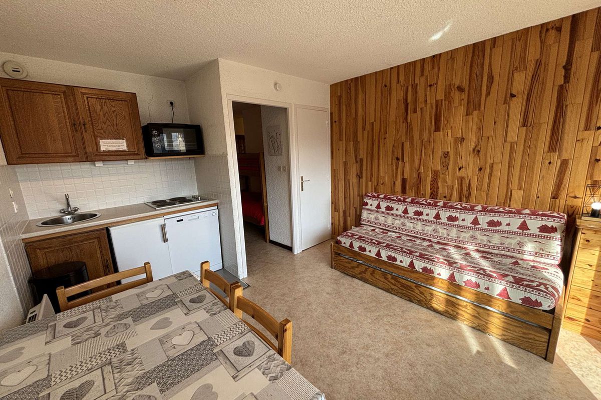 Appartement 2 pièces cabine 6  couchages  au pied des pistes -  Auris en Oisans  - Martagons a