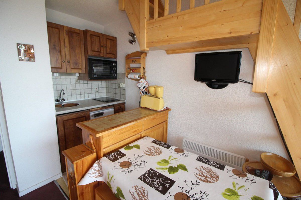 Studio Mezzanine et Cabine  4 couchages au pieds des pistes - Auris en Oisans - Bois gentil a