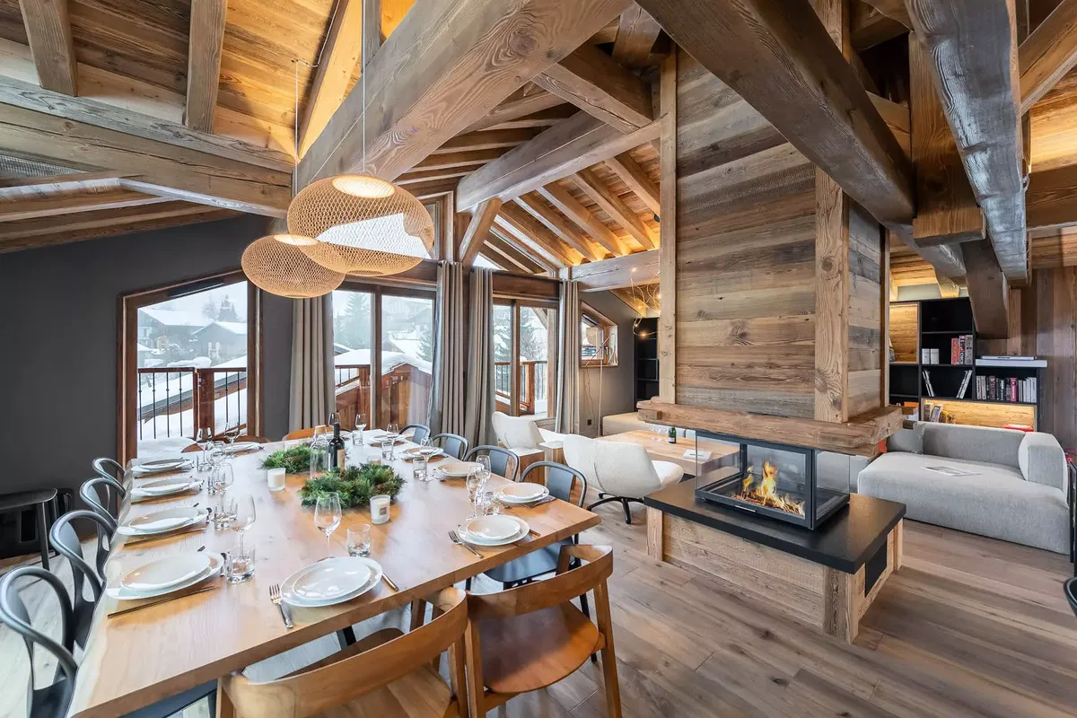  Un chalet d'exception 6 chambres pour 14 personnes 300m² St Martin de Belleville