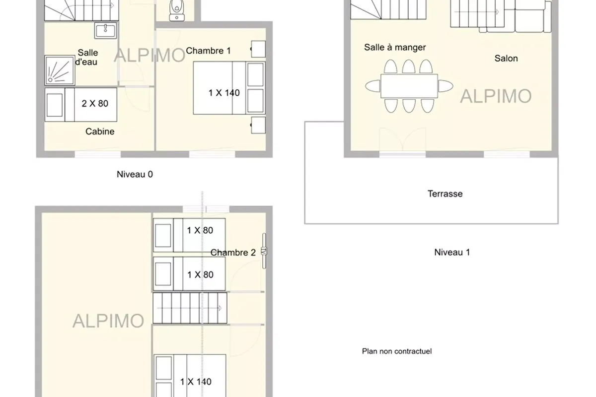 4 Pièces 8 Personnes