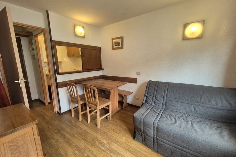 Studio cabine rénové·Pied des Pistes·Balcon