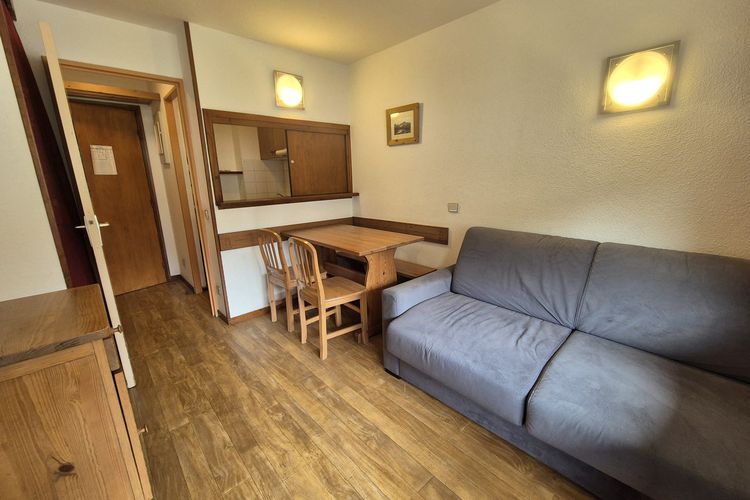 Studio cabine rénové·Pied des Pistes·Balcon