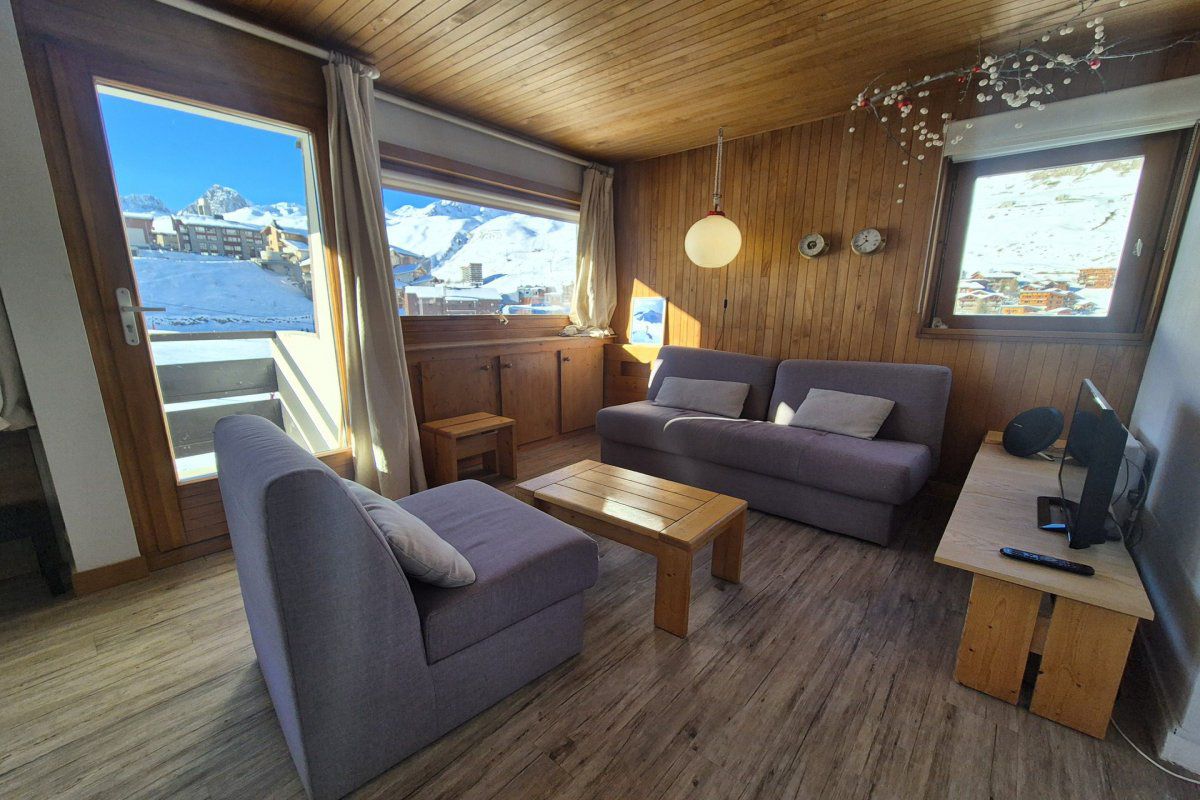 Appartement lumineux · Skis aux pieds · Balcon