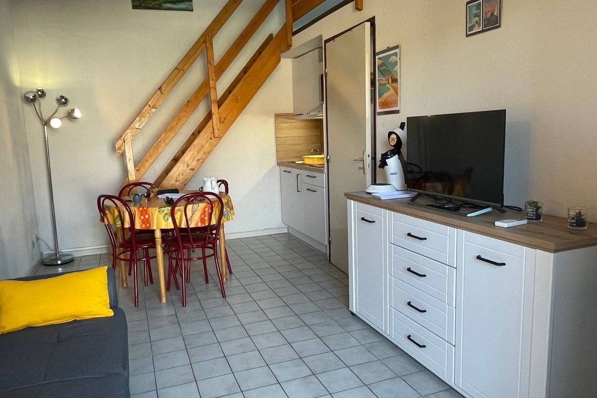 Maison 2 pièces avec mezzanine - Argelès-sur-Mer - Jardin aux fontaines