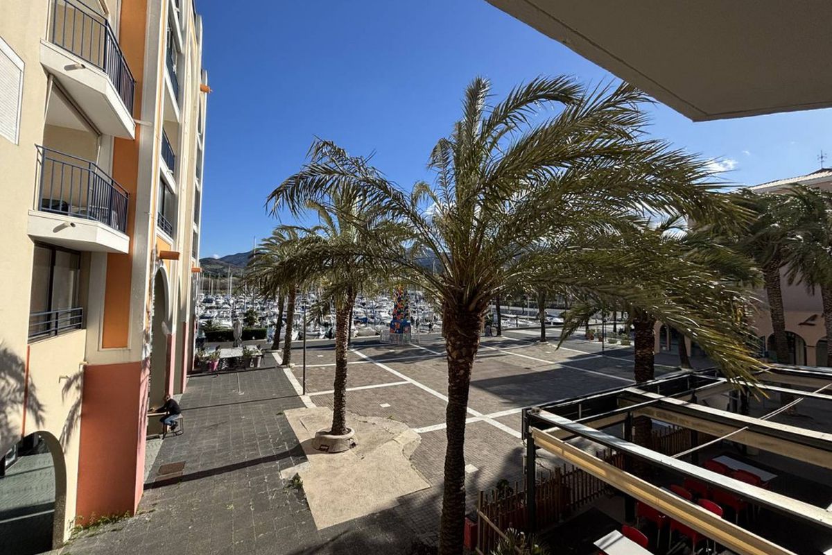 Jolie  F2 CLIMATISE FACE AU PORT - ARGELES SUR MER - Acapulco