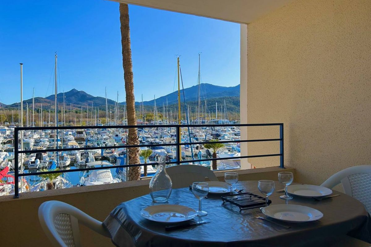 JOLIE VUE PORT et MONTAGNES - 4 couchages - ARGELES SUR MER - Acapulco