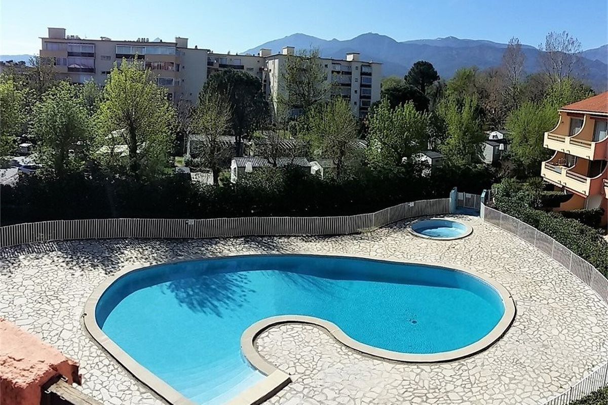 Charmant T2 - VUE PISCINE - 4 couchages ARGELES SUR MER - Le pre catalan