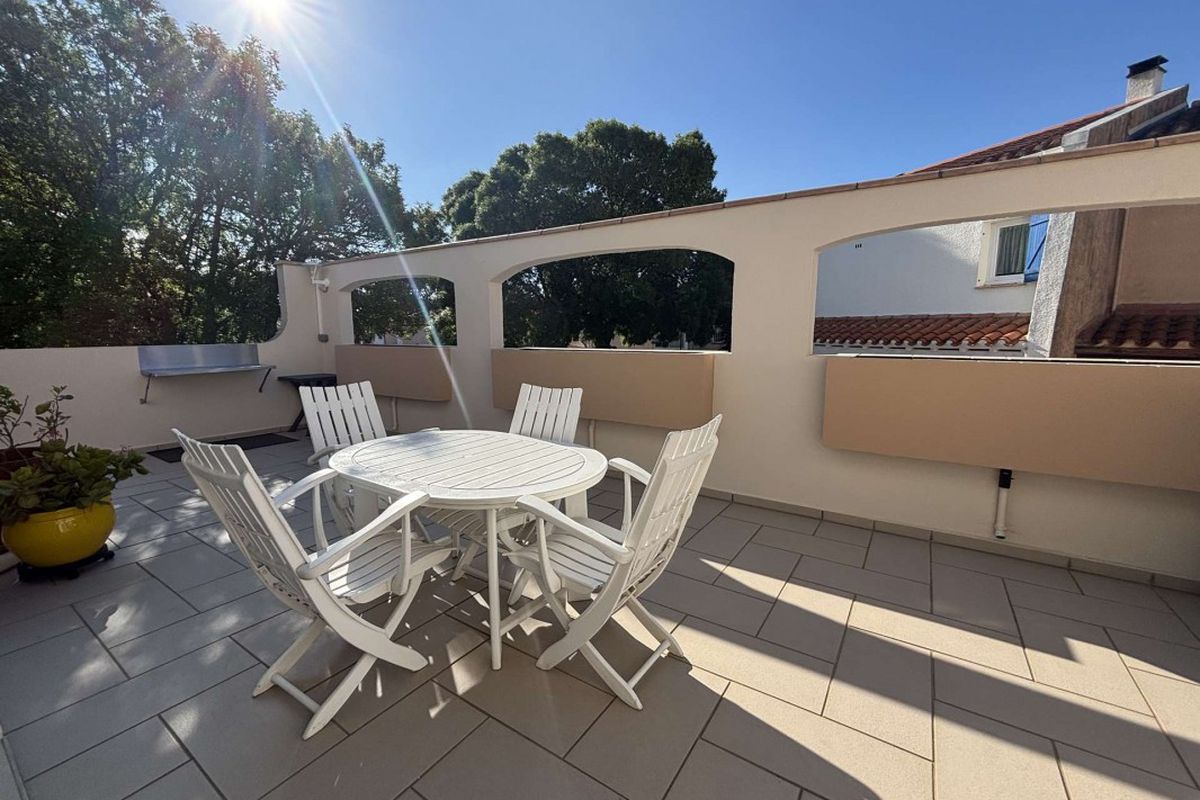 Superbe T3 climatisé de 55 m2 - Terrasse 36 m2 - Wifi - Résidence calme Argelès sur Mer AR021-034 - Club tennis