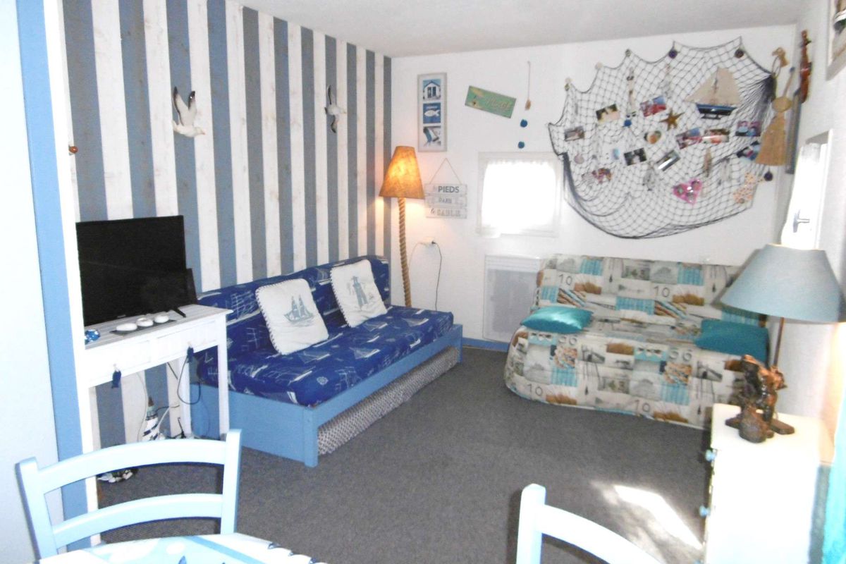 Studio 2 à 3 personnes à 300 m de la plage avec piscine - Bretagne douce