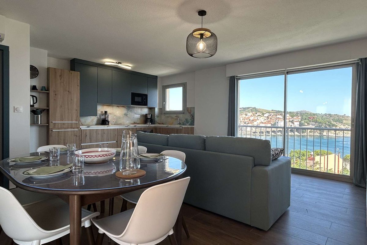 Appartement T3- 5 couchages- BANYULS SUR MER - Miramar