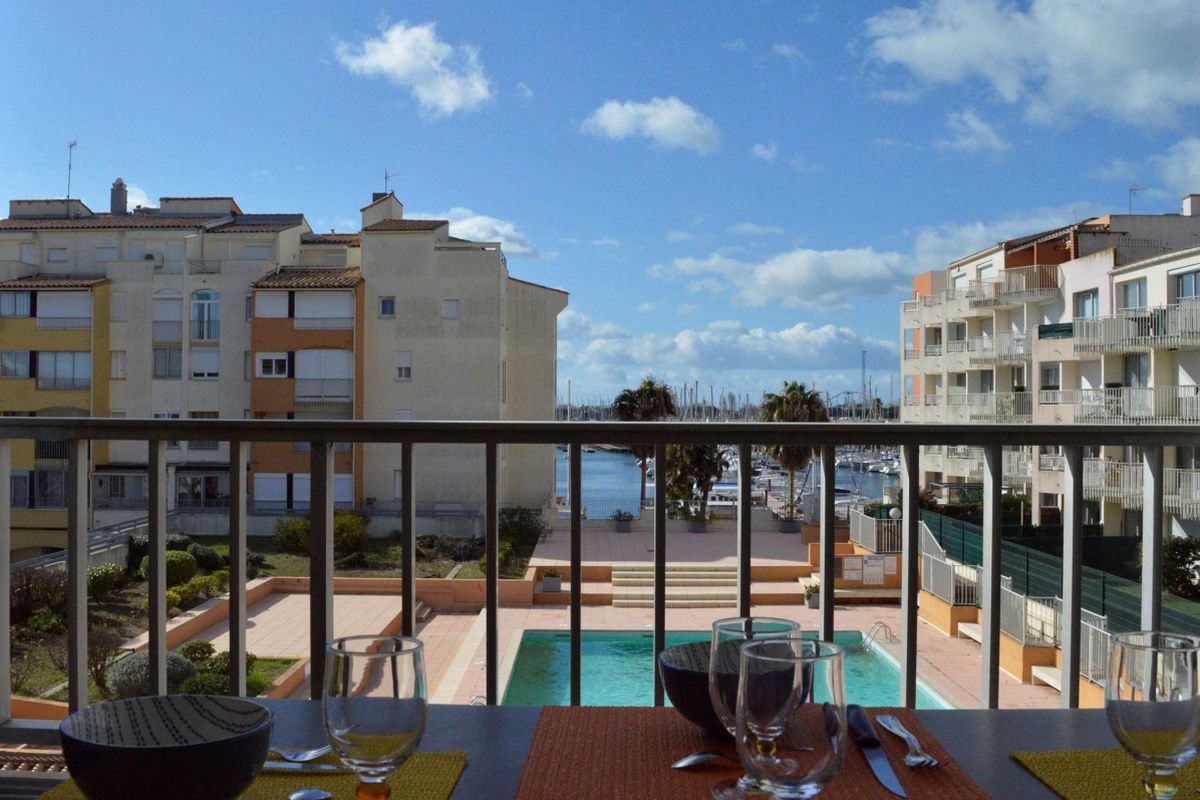 Appt 2 pièces cabine 6 couchages CAP D'AGDE - Port dauphin 2