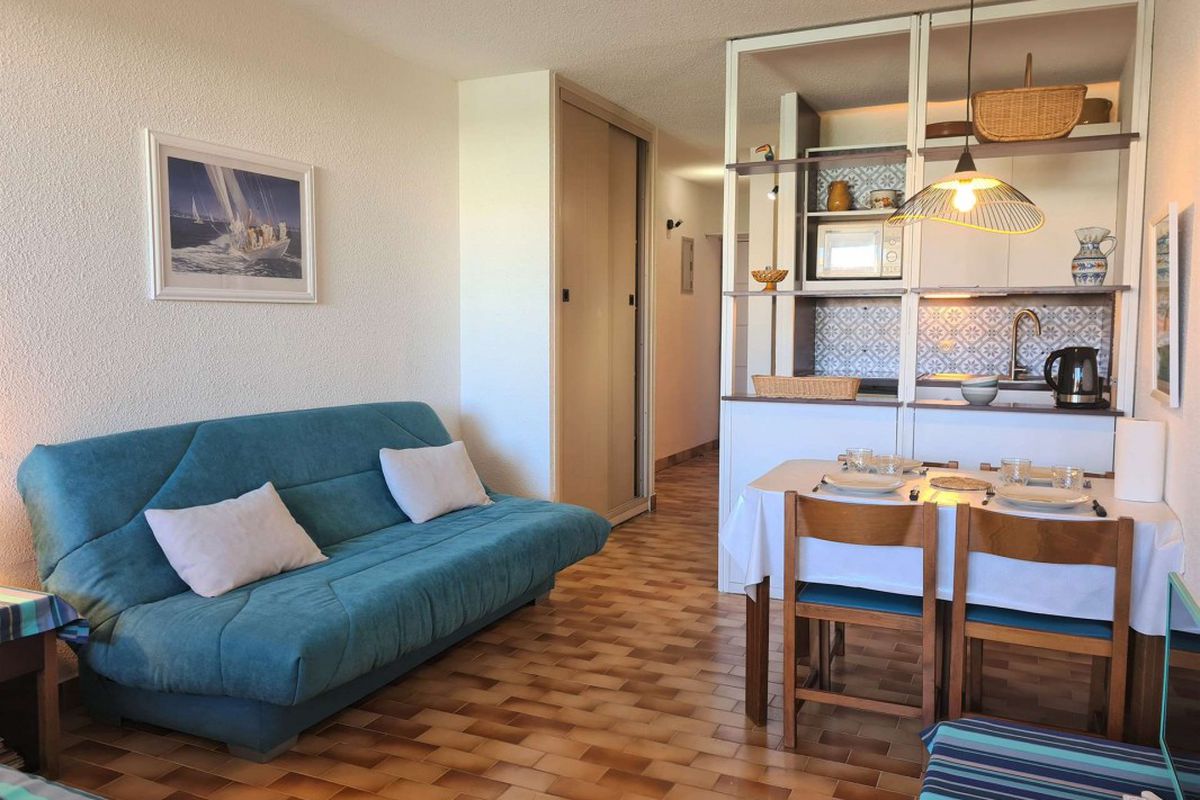 Appt Studio cabine 4 couchages CAP D'AGDE - Ambassades du soleil