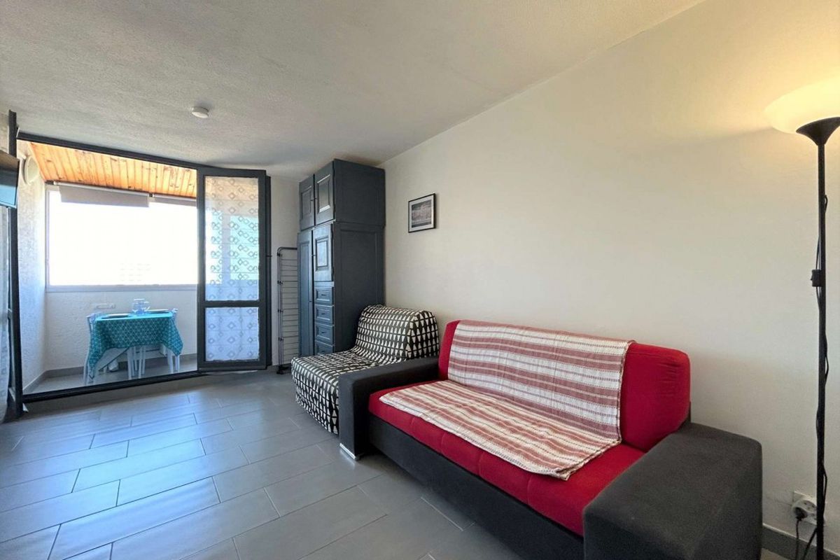 Appt Studio 3 couchages CAP D'AGDE - Peaux rouges