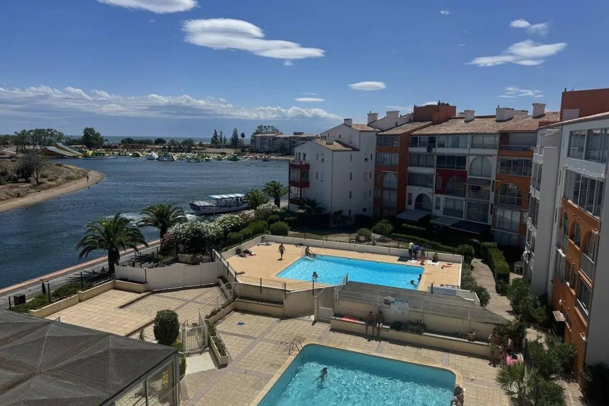 Appartement avec vue chenal et mer  - 4 personnes - Cap d'Agde - Panoramic