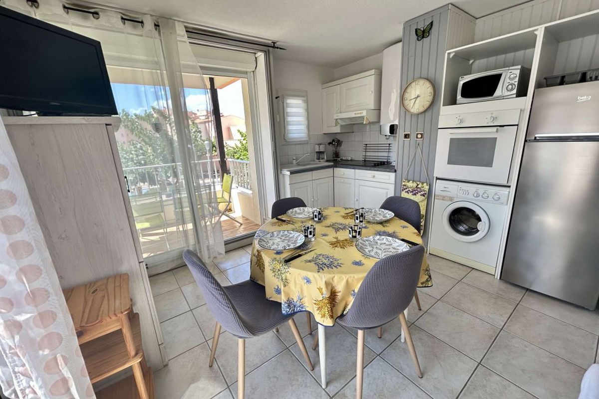 Appt t2 cabine -  4 couchages CAP D'AGDE - Tortue