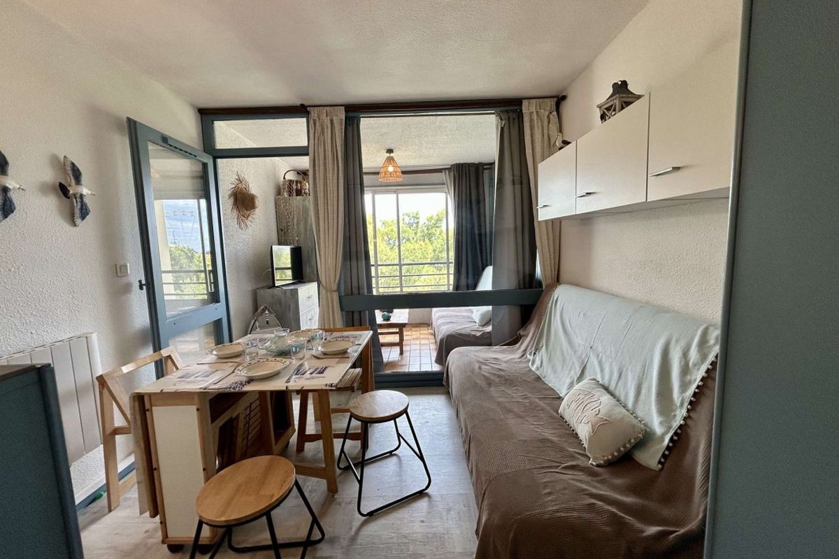 Appt studio 4 couchages CAP D 'AGDE - La baleine rose