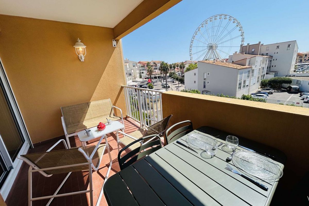 Appt 2 pièces 2 couchages CAP D'AGDE - Port brescou 3
