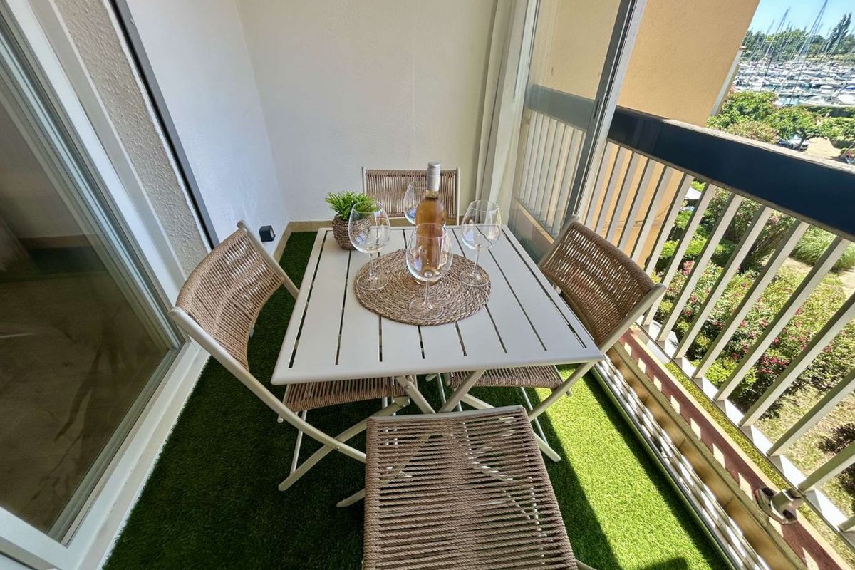 Appt 2 pièces 4 couchages vue port CAP D 'AGDE - Abbaye du cap
