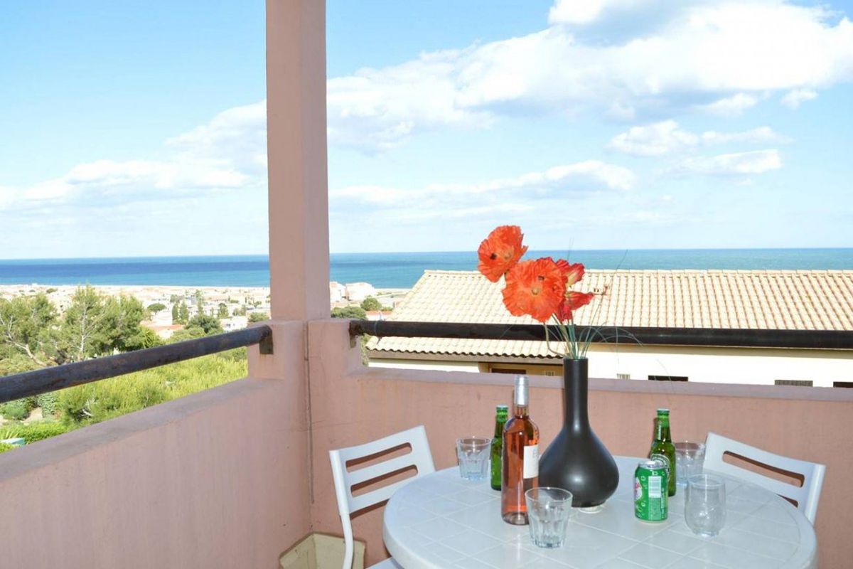 Appt Studio Cabine 4 couchages SAINT PIERRE LA MER - Horizon sur mer