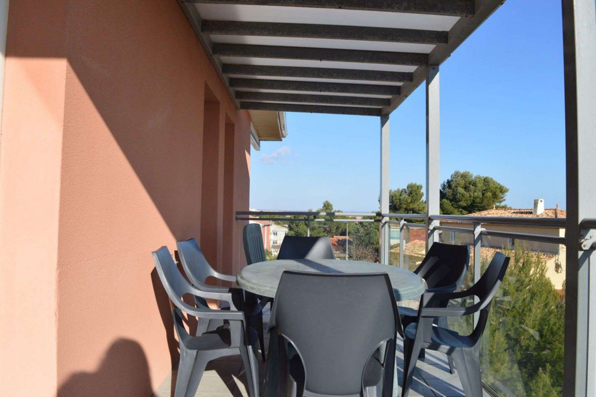 Appt 3 pièces 6 couchages SAINT PIERRE LA MER - Voile rouge