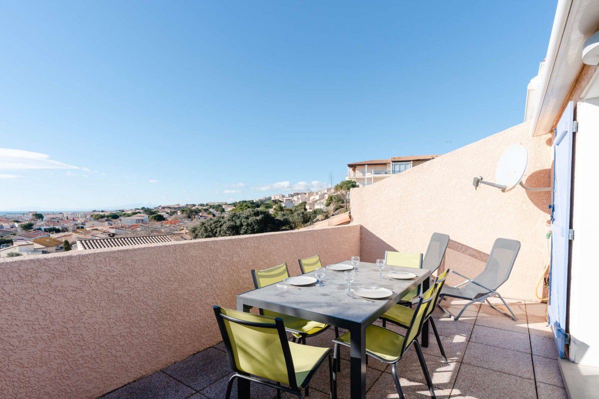 MI107 Appartement T3 Vue mer dans résidence avec piscine collective - Mer indigo