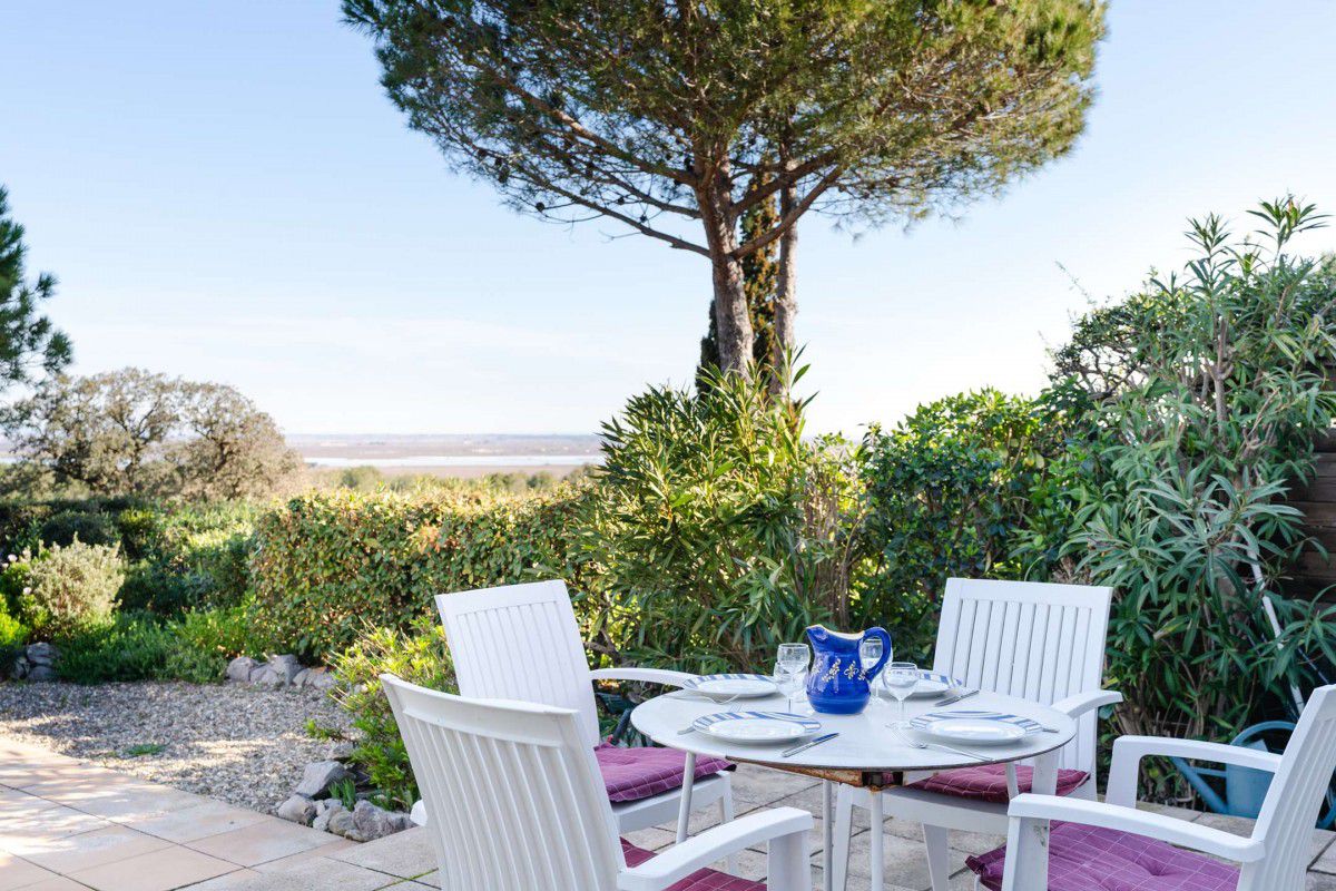 MP21 Villa 3 pièces sur grand jardin avec vue sur Mer et Clape - Mas de périmont