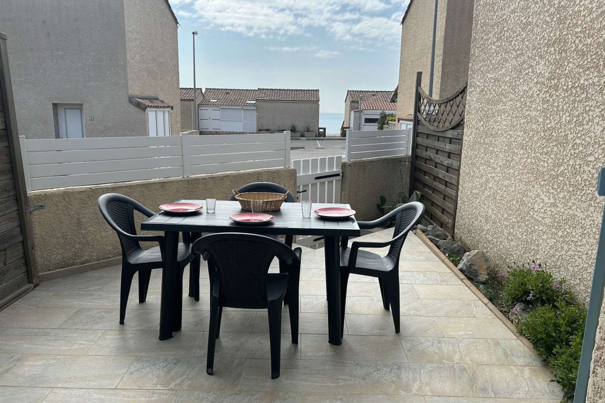 Maison 2 pièces mezz 5 couchages SAINT PIERRE LA MER - Mer indigo