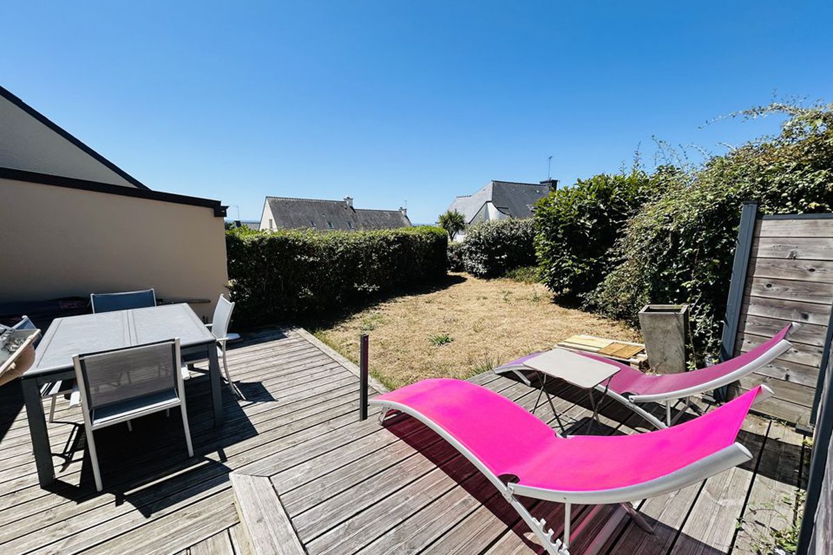 Maisonnette 3 pièces 4 personnes avec piscine extérieure commune - Les gwénans 